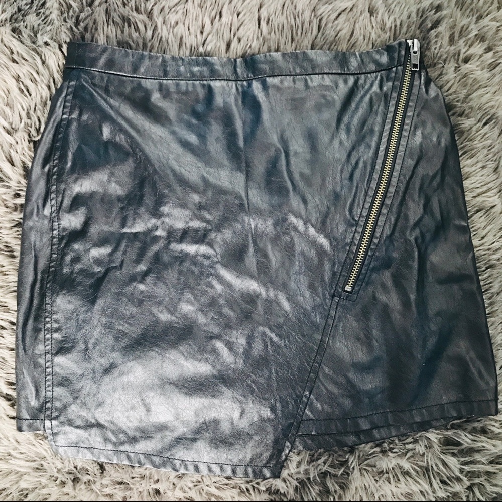 Sanctuary Faux Leather Skirt